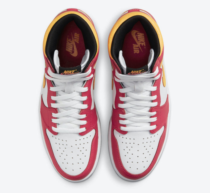 Air Jordan 1 Light Fusion Red 555088-603 Release Date - SBD