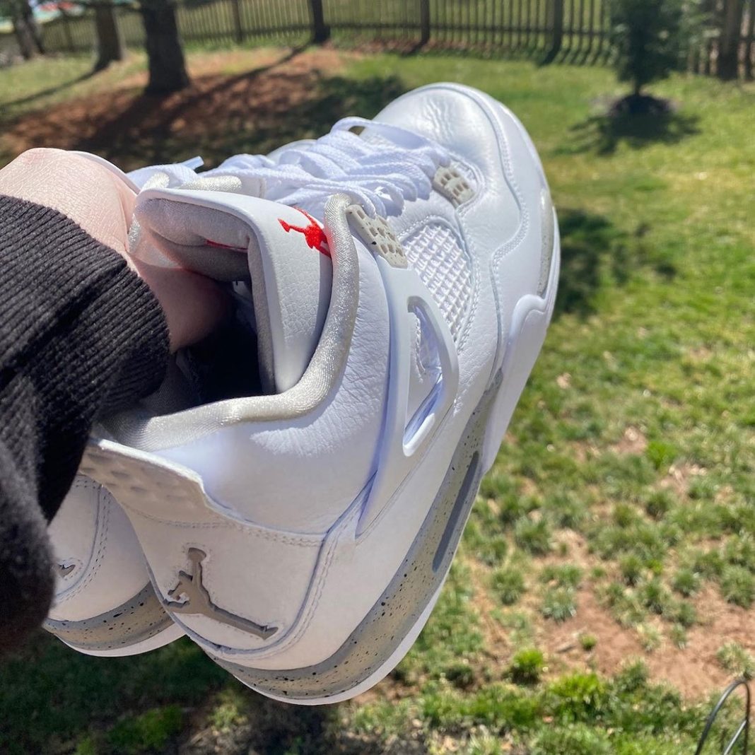 Air Jordan 4 White Oreo Tech Grey CT8527100 Release Date SBD