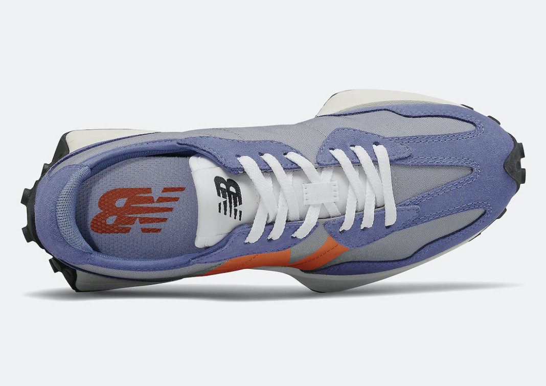 New Balance 327 Blue Varsity Orange Release Date SBD