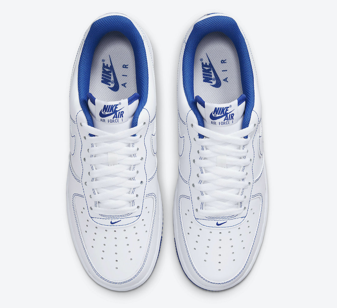 Nike Air Force 1 Low White Game Royal CV1724-101 Release Date