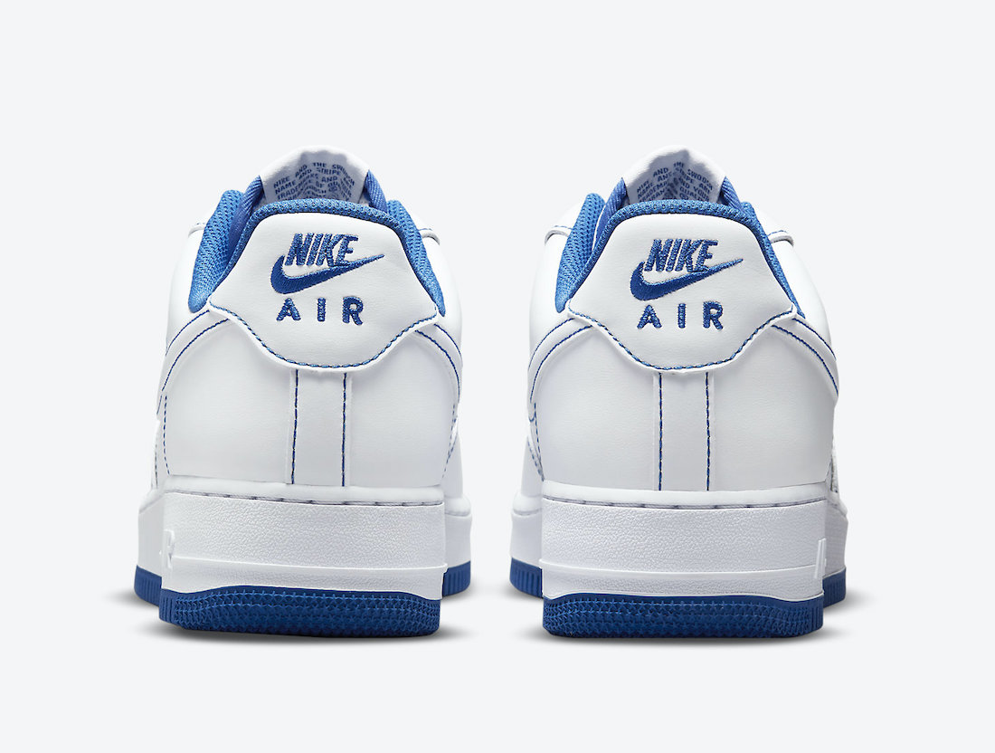 Nike Air Force 1 Low White Game Royal CV1724-101 Release Date - SBD