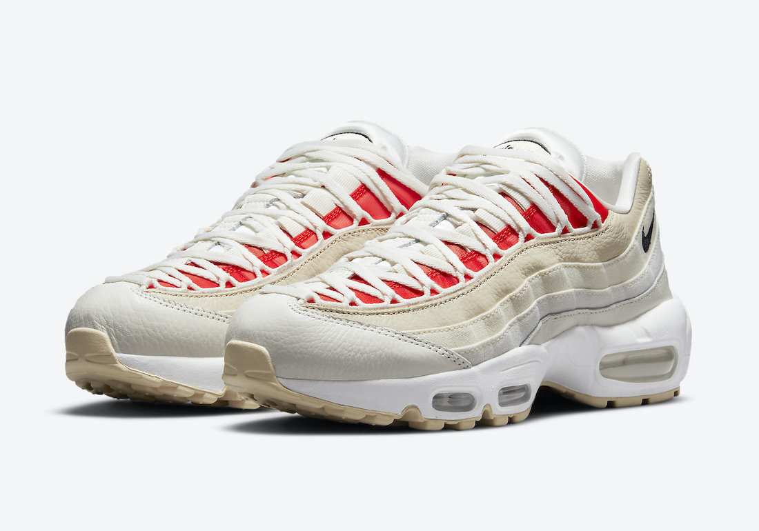 Nike Air Max 95 Sail Chile Red Coconut Milk DJ6903-100 Release Date