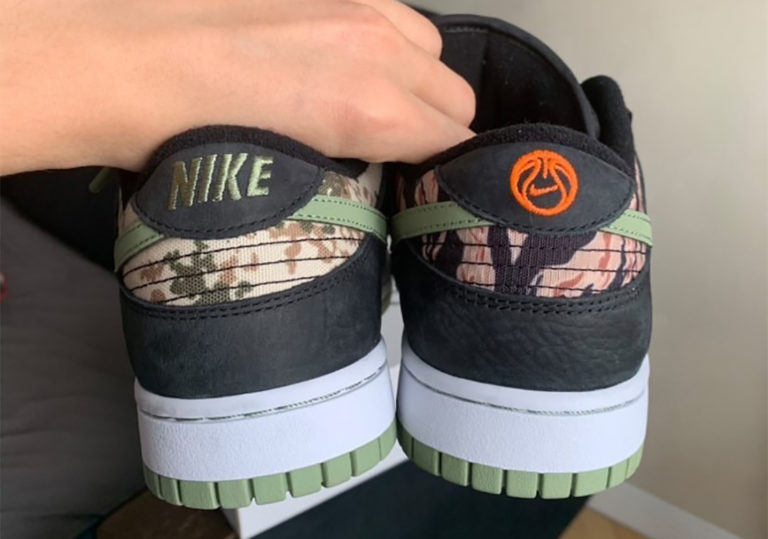 nike dunk low se oil green release date