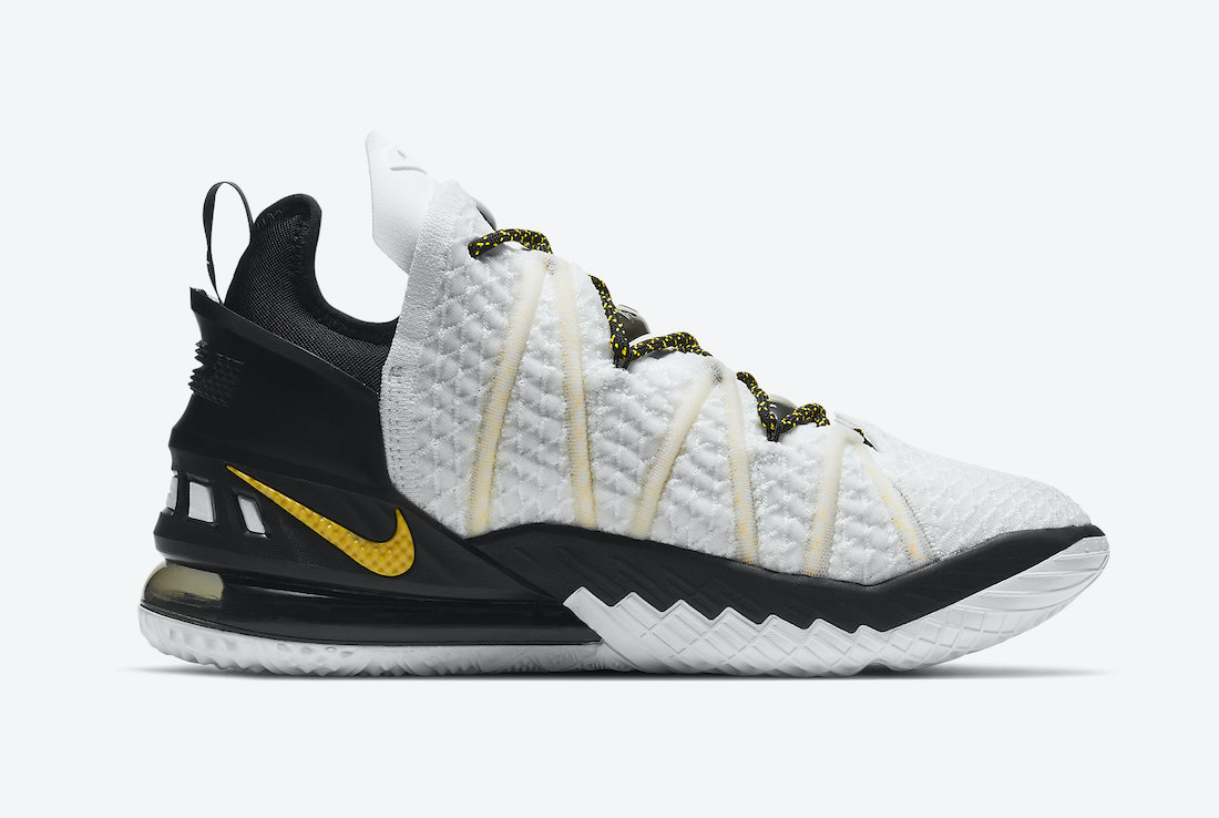 lebron 18 black and gold