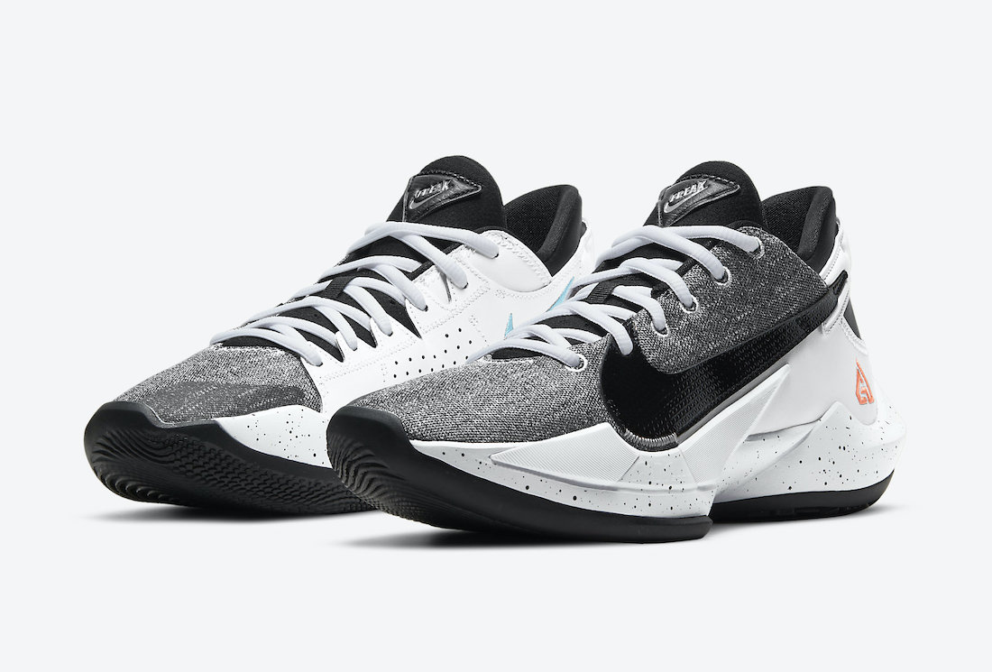 Nike Zoom Freak 2 White Black Bright Mango CK5424-101 Release Date