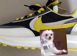 Sacai Nike LDWaffle Black White Yellow Release Date