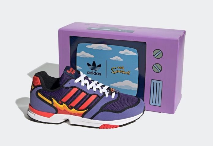 The Simpsons adidas ZX 1000 Flaming Moe's H05790 Release 