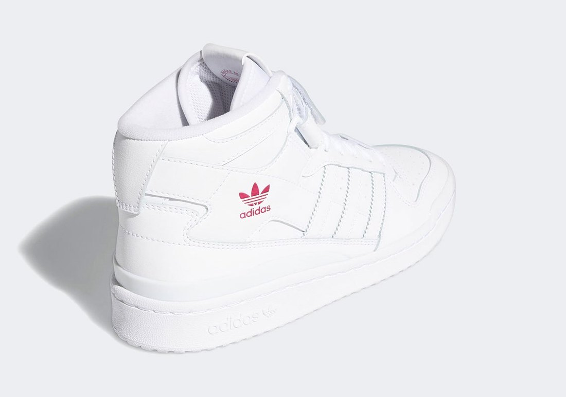adidas Forum Mid Cloud White Shock Pink G57984 Release Date