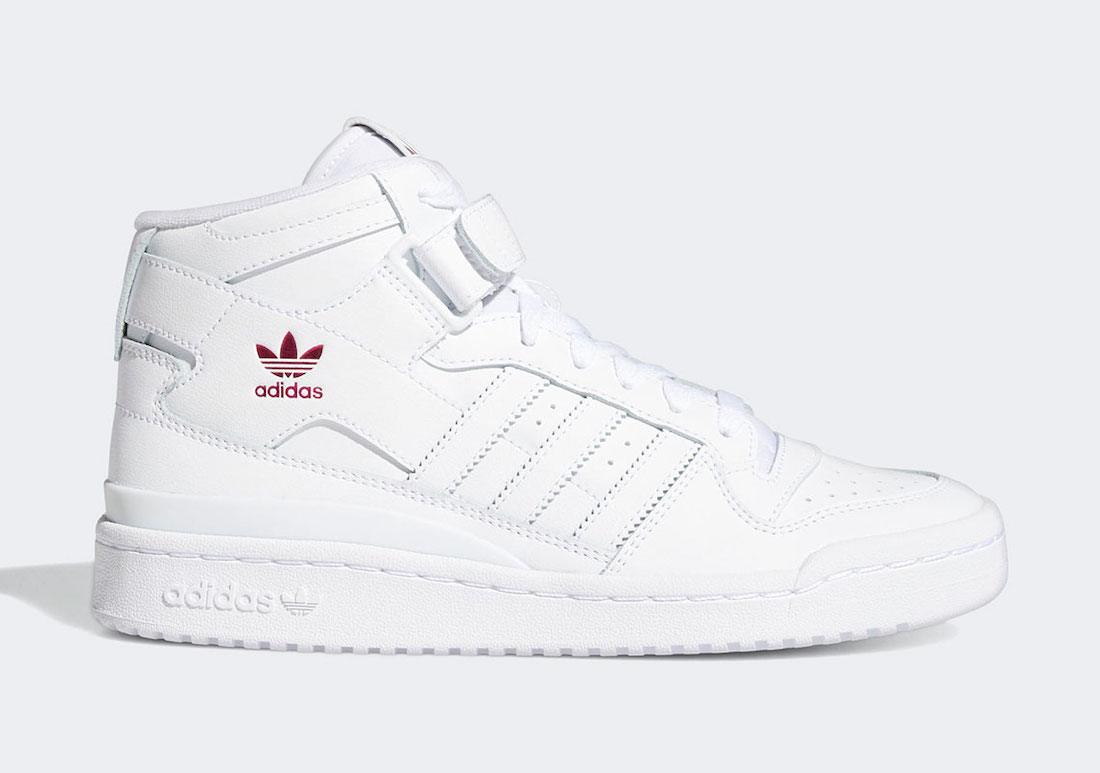 adidas Forum Mid Cloud White Shock Pink G57984 Release Date