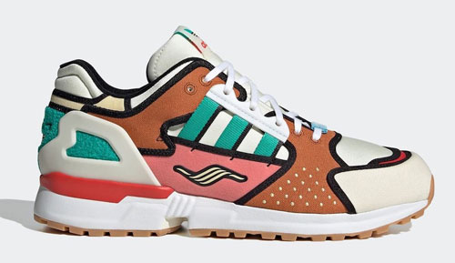 the simpsons adidas ZX 1000 krusty burger official release dates 2021