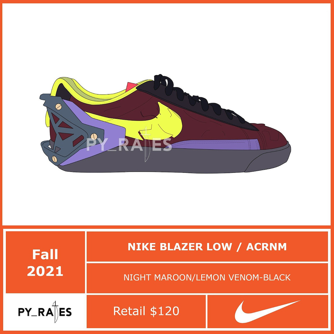 Acronym Nike Blazer Low Fall 2021