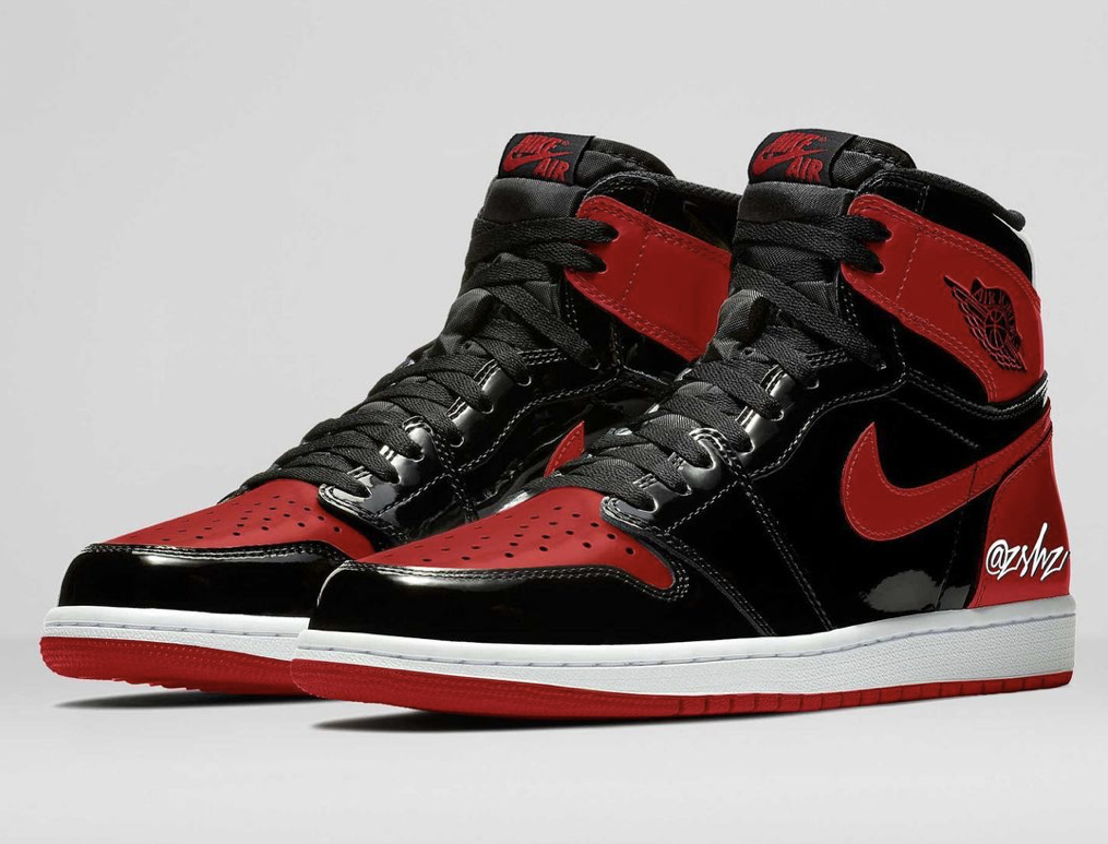 Air Jordan 1 Bred Patent Leather 555088-063 Release Date - SBD