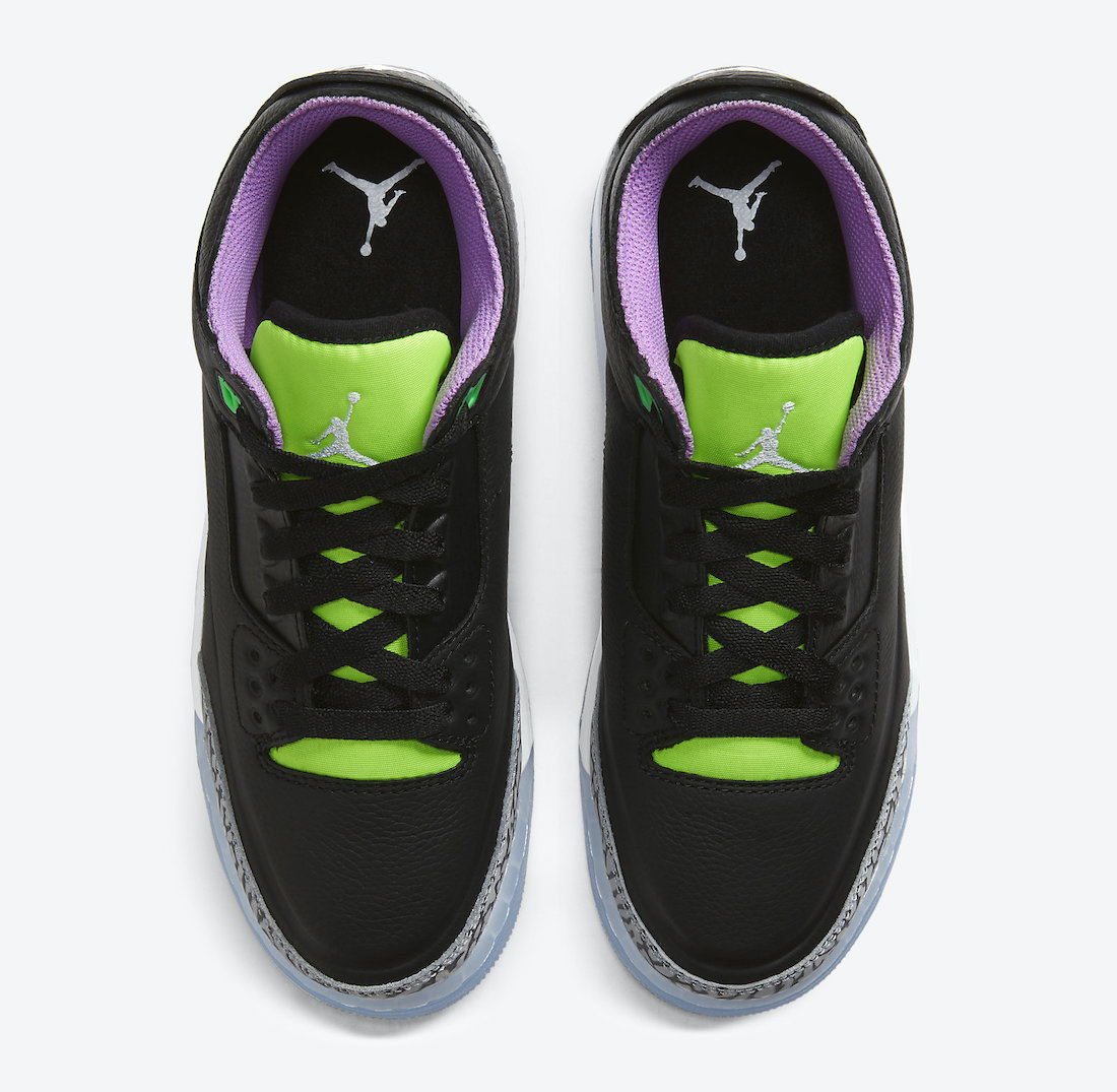 Air Jordan 3 Electric Green Kids DA2304-003 Release Date