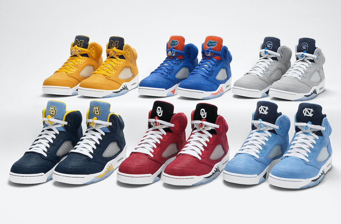 Air Jordan 5 PE 2021 March Madness Collection Release Date