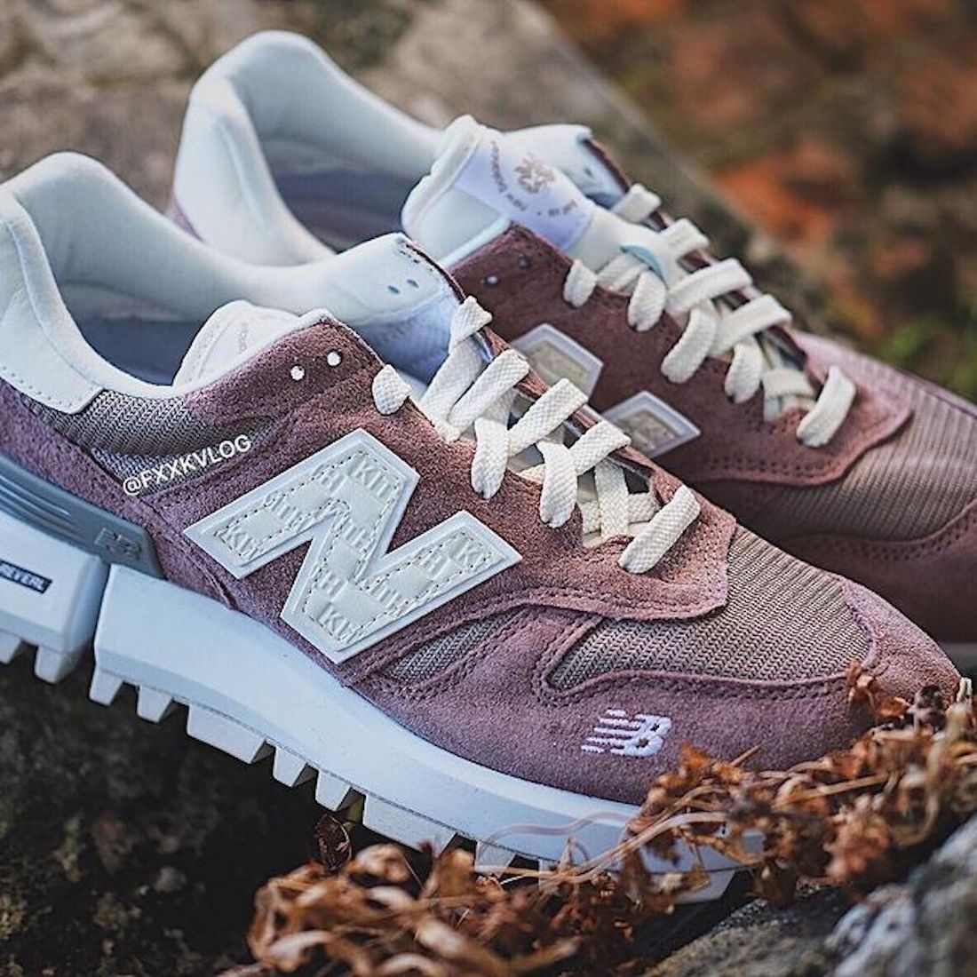 Kith New Balance RC_1300 Mauve Suede Release Date - SBD