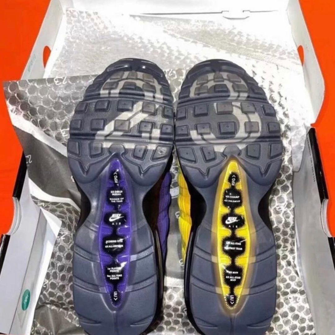 LeBron James Nike Air Max 95 Lakers CZ3624-001 Release Date