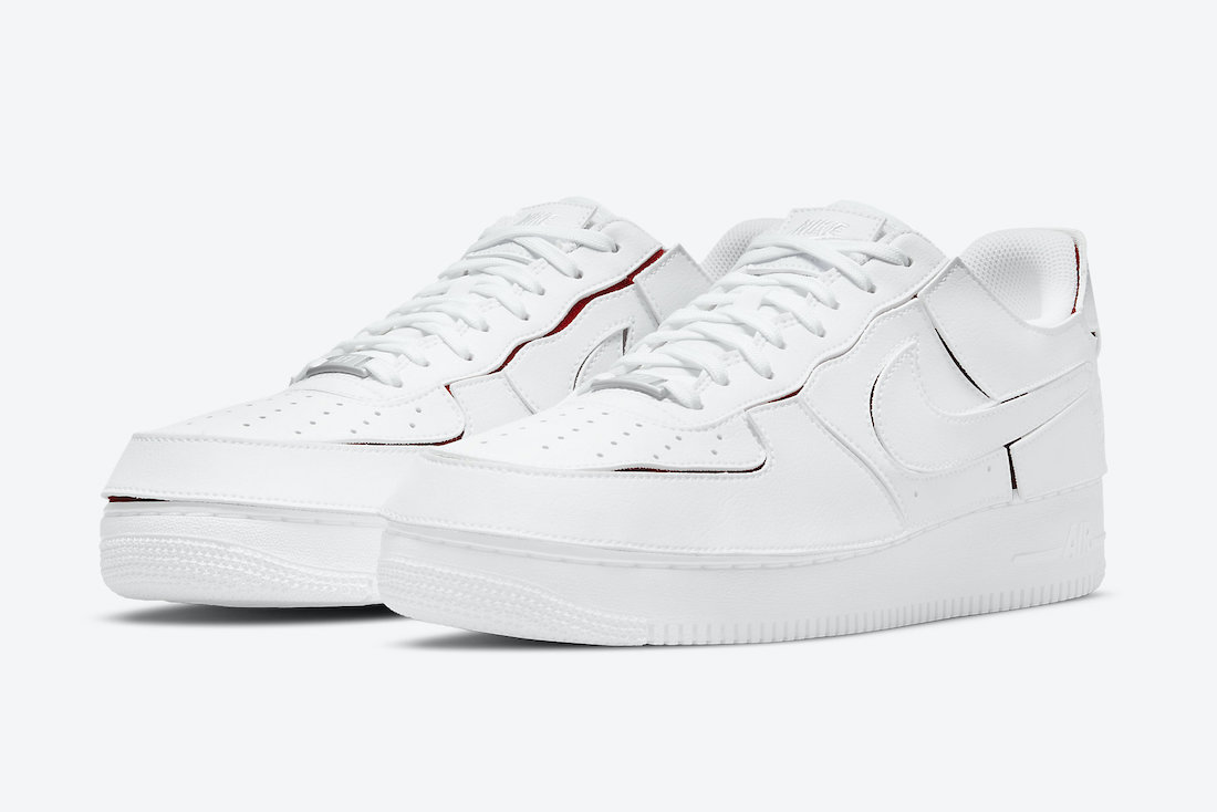Nike Air Force 1 1 White Red DC9895-100 Release Date