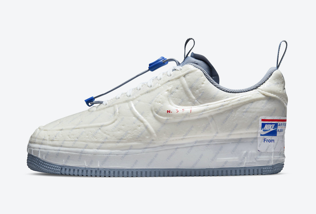 Nike toddler Air Force 1 Experimental White Ghost Ashen Slate Game Royal CZ1528 100 pants Date