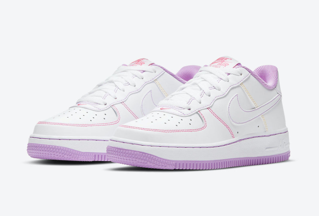 kids pink air forces