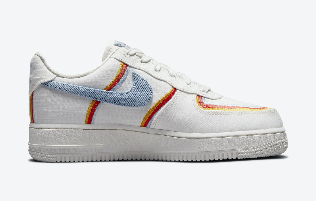 Nike Air Force 1 Low Sail Armory Blue Chili Red DJ4655-133 Release Date ...