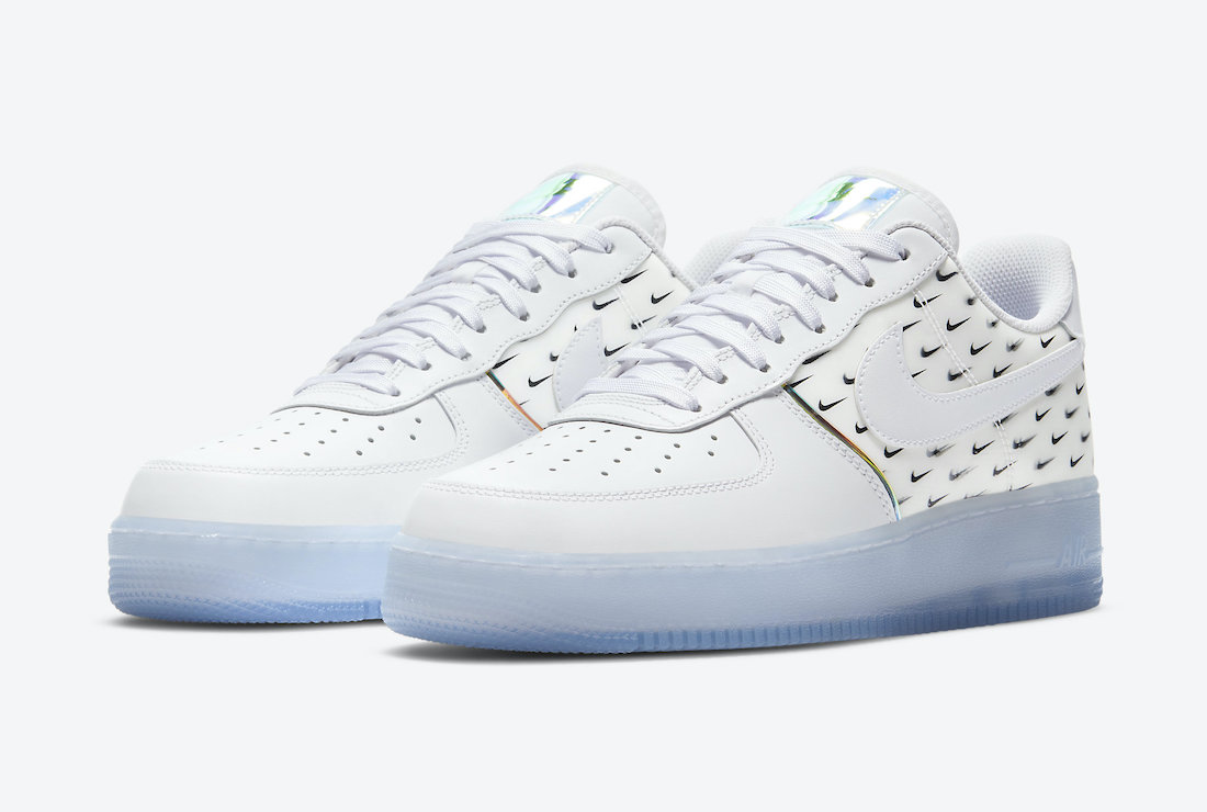 air force 1 low white multicolor