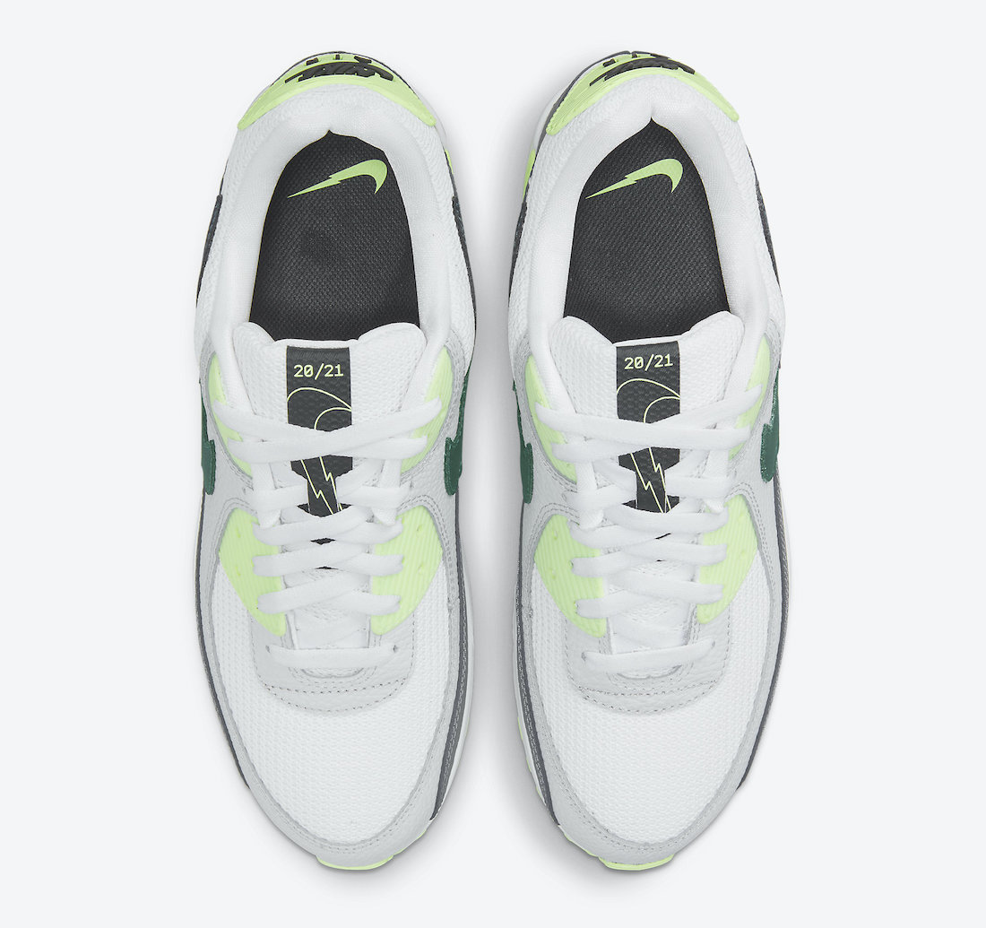 Nike Air Max 90 Aquamarine Lime Glow DJ6897-100 Release Date
