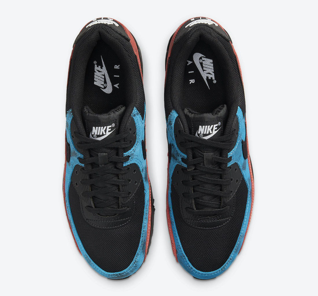 Nike Air Max 90 Black Tie-Dye DJ6888-001 Release Date