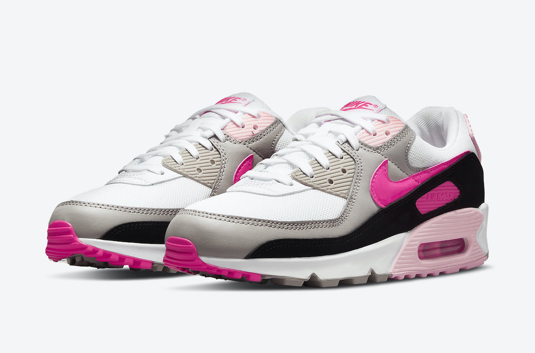 bright pink nike air max 90