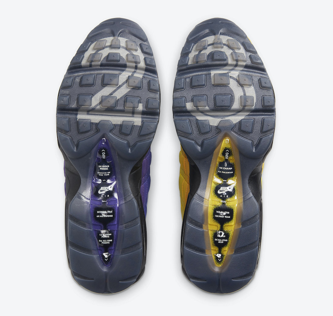 Nike Air Max 95 LeBron Lakers CZ3624-001 Release Date