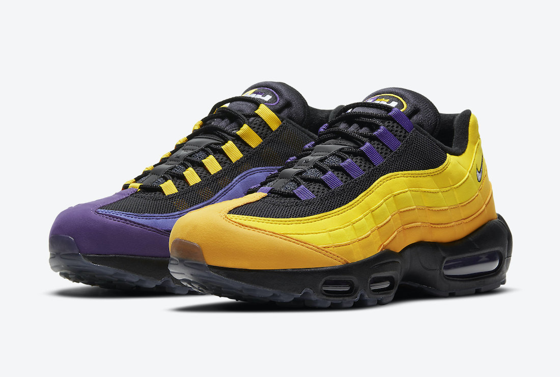 Nike Air Max 95 LeBron Lakers CZ3624-001 Release Date
