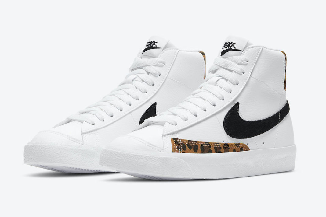 Nike Blazer Mid 77 GS White Leopard DJ4603-100 Release Date