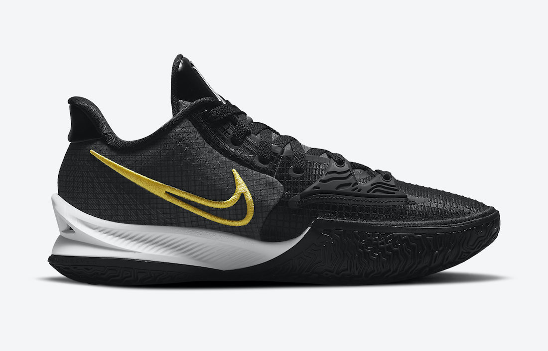 Nike Kyrie Low 4 Black Yellow White CZ0105-001 Release Date - SBD