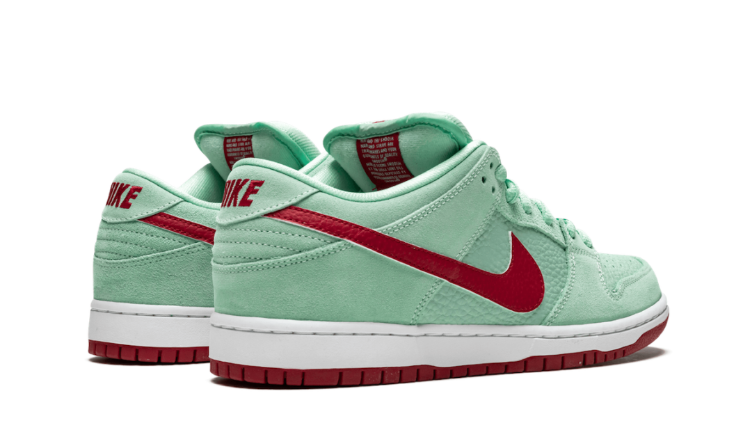 mint and white dunks