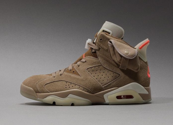 Travis Scott Air Jordan 6 British Khaki DH0690-200 Release ...