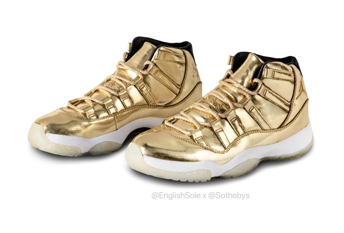 IetpShops - Usher Air Jordan 11 Gold Sample - nike sb money low list