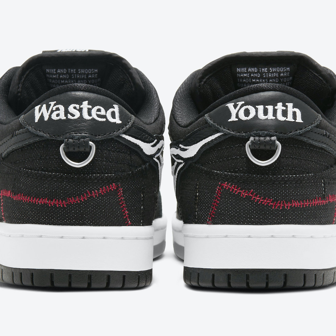 Nike SB Dunk Low X Verdy “Wasted Youth” Black Denim DD8386-001