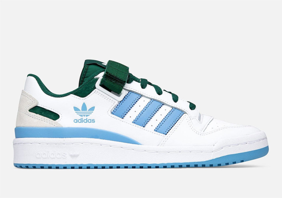 adidas Forum Low White Blue Green FY6816 Release Date