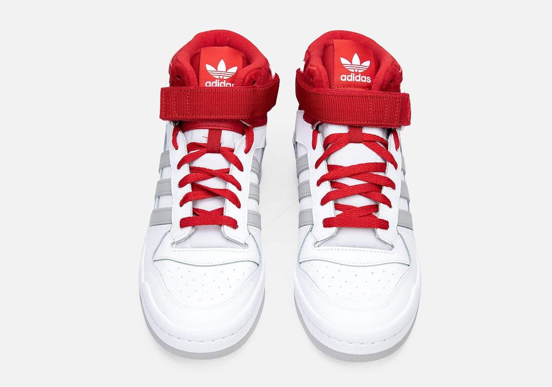 adidas Forum Mid White Grey Red FY6819 Release Date