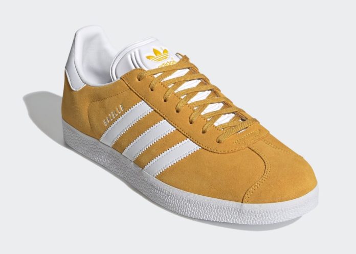 adidas gazelle navy yellow