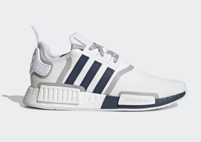 adidas NMD R1 Cloud White/Crew Navy-Grey Release Date â Sneaker Novel