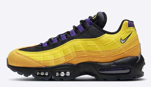 nike air max 95 lebron lakers official release dates 2021