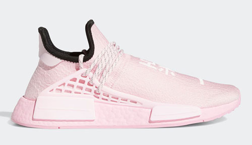 pharrell adidas NMD Hu Pink official release dates 2021