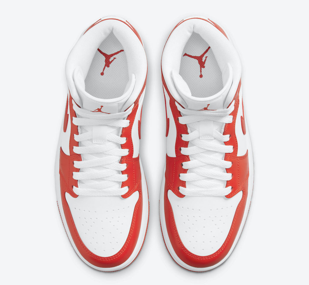 Air Jordan 1 Mid WMNS Habanero Red BQ6472-116 Release Date - SBD