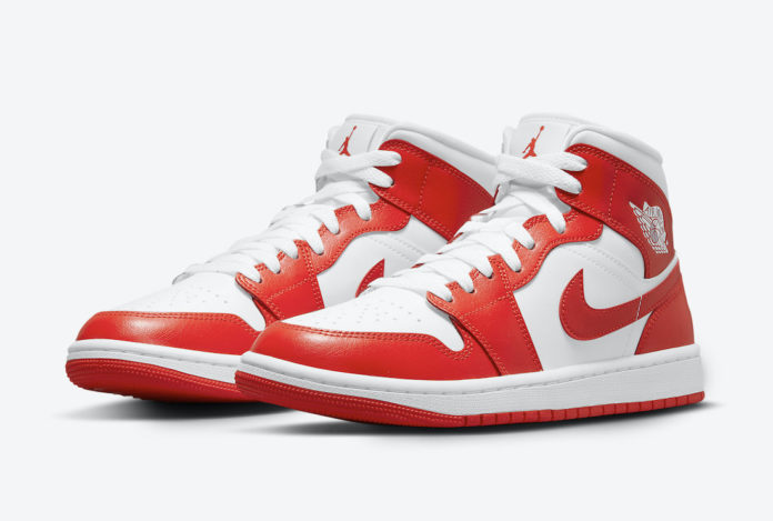 aj 1 orange and white