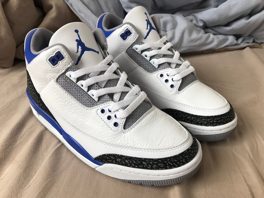 jordan 3 racer blue mens