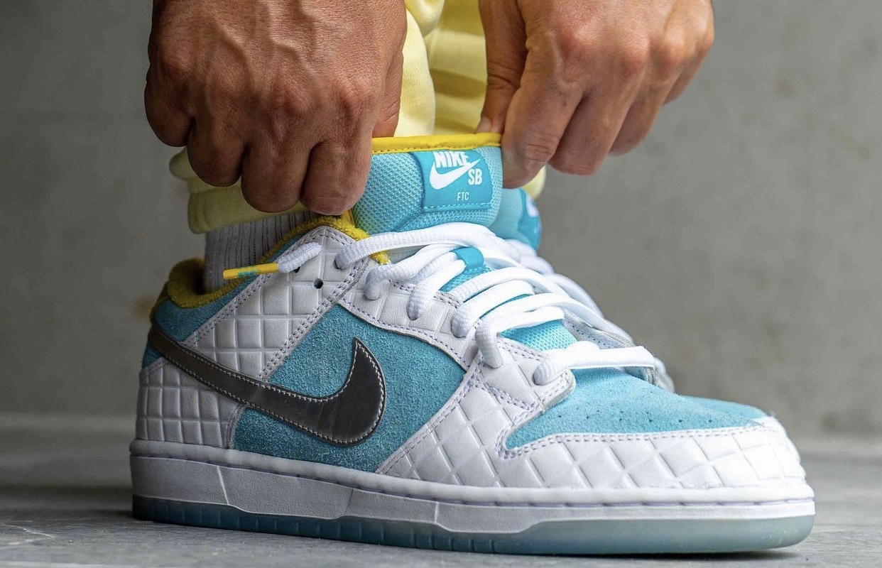 FTC Nike SB Dunk Low DH7687 400 2021 Release Date On Feet