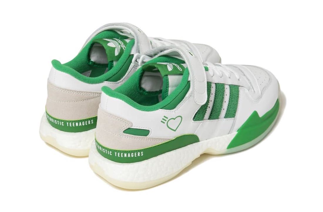 Human Made adidas Forum Low White Green Release Date
