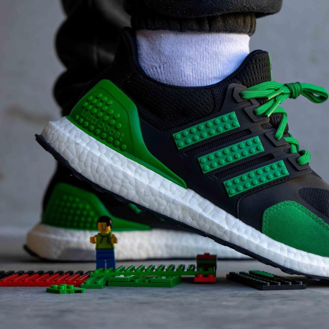 LEGO adidas Ultra Boost Black Green Release Date