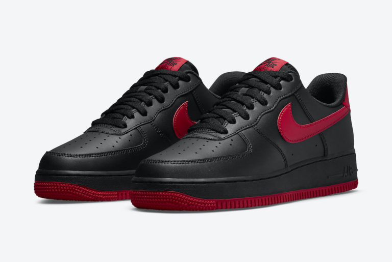 Nike Air Force 1 Low Black Red DC2911-001 Release Date - SBD