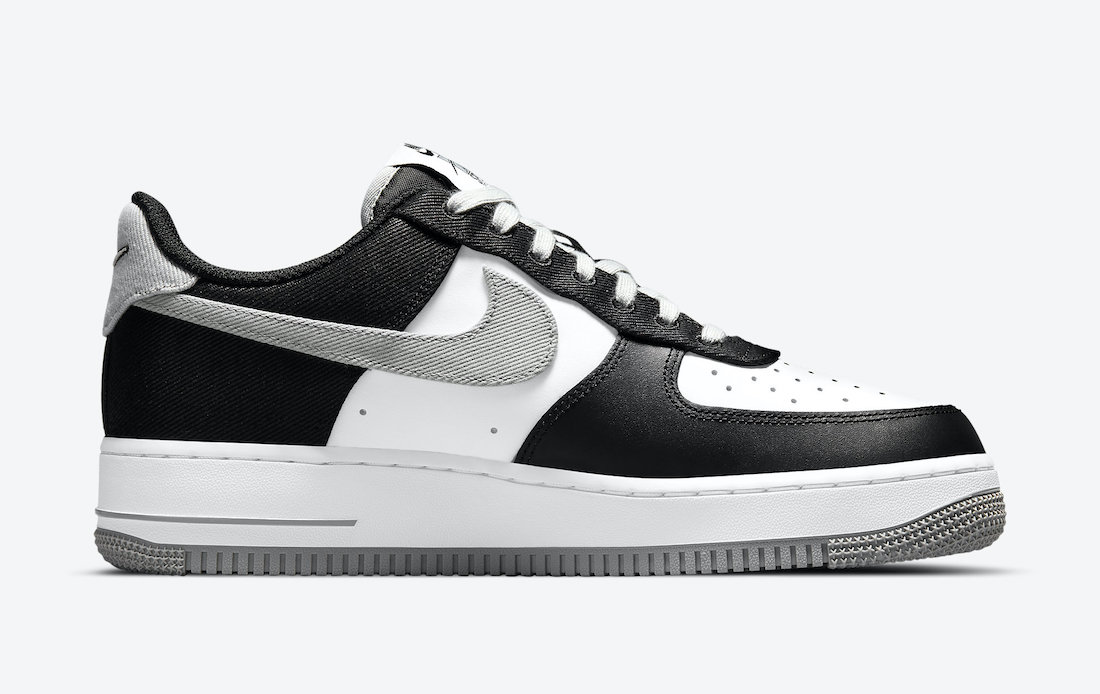 Nike Air Force 1 Low EMB Black Flat Silver CT2301-001 Release Date